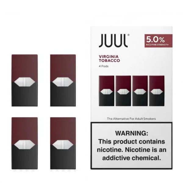 Juul Pod Virginia Tobacco 5 Kartus jpg