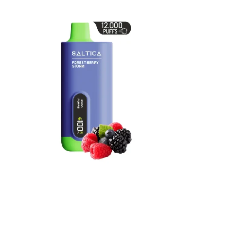 Saltica 12000 Puff dijital Ekranlı Forest Berry Storm